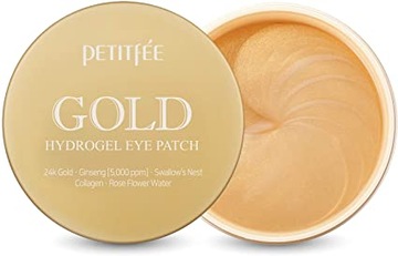 Hydrożelowe płatki pod oczy ze złotem Petitfee Gold Hydrogel Eye Patch 60st