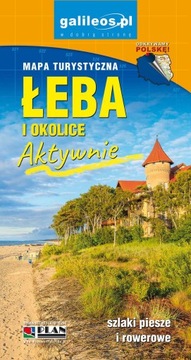 Łeba i okolice mapa Plan