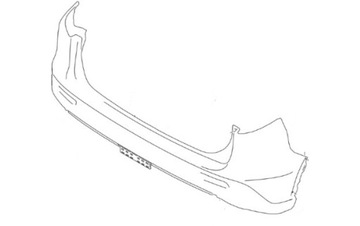 Zderzak tylny Suzuki Vitara 71811-54P03-N49
