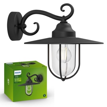 Kinkiet zewnętrzny LED lampa ogrodowa Philips Pasture 60 W latarnia ścienna