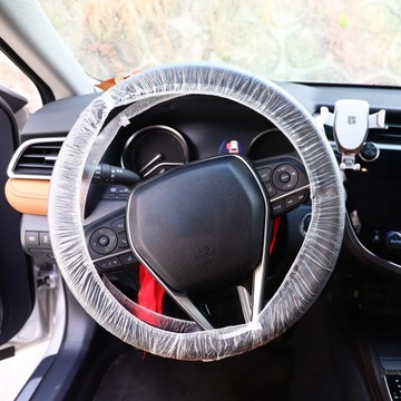 ГОРШОК 500 ШТ. ОДНОРАЗОВАЯ КРЫШКА РУЛЯ АВТОМОБИЛЯ ПЛАСТИКОВАЯ ГИБКАЯ ТЯГА HAN