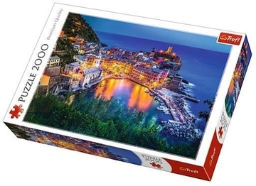 Puzzle 2000 el. Vernazza o zmroku Włochy Trefl