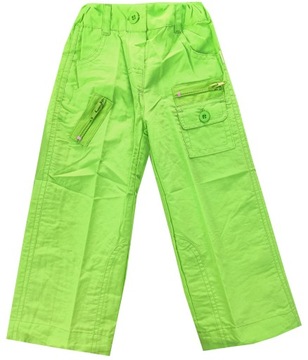 SPODNIE DŁUGIE DZIECIĘCE NIEMOWLĘCE BAWEŁNA 68 CM ZIELONE 6 MSC MODEL:LX-20