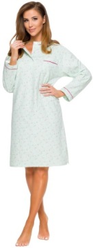 ЖЕНСКАЯ НОЧНАЯ РУБАШКА ИЗ ХЛОПКОВОГО ФЛАНЕЛЯ L