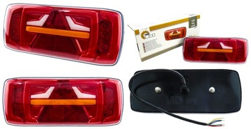 LAMPA LED TYLNA ZESPOLONA PRZYCZEPY DYNAM KIERUNEK