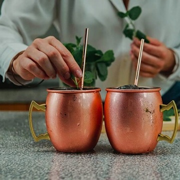 Медная кружка, кованый металлический горшок
