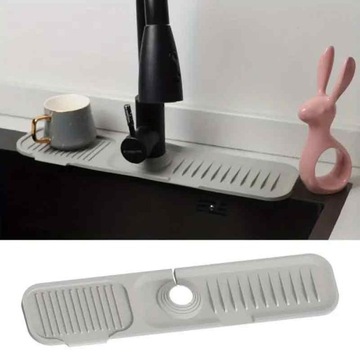 СИЛИКОНОВЫЙ КОВРИК ДЛЯ РАКОВИНЫ, СЛИВНИК ПОД ЛЕНТУ ДЛЯ КУХНИ И ВАННОЙ КОМНАТЫ