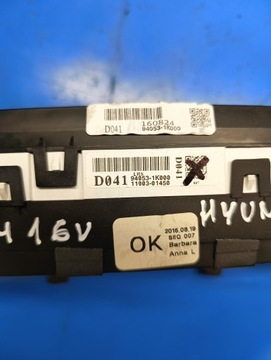 PŘÍSTROJOVÁ DESKA BUDÍKY HYUNDAI IX20 1.4 16V