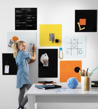 Настенная панель MAGNETIC SILVER 45x45 - NAKED