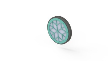 Антисмоговый фильтр диаметром 125 мм для настенных вентиляционных отверстий.