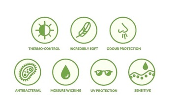 Противоаллергический комплект постельного белья AMY из бамбука.