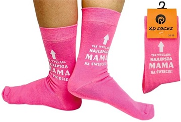 Z OKAZJI DNIA MATKI mamy OJCA taty SKARPETY 35-38 urodziny ŚWIĘTA mama tata