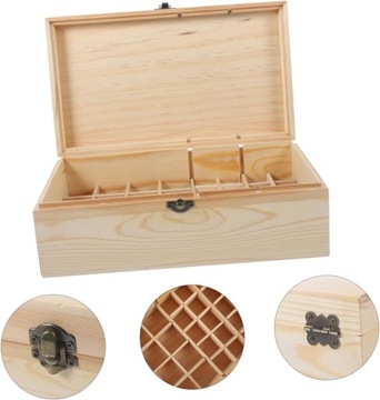 Ящик для эфирных масел, футляр для хранения эфирных масел, дерево.