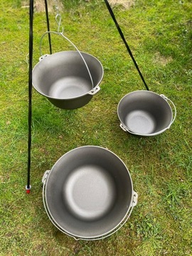 ВЕНГЕРСКАЯ ЧУГУННАЯ ОХОТНИЧЬЯ КАУЛДЕЛЬ 11Л ПОДСТАВКА