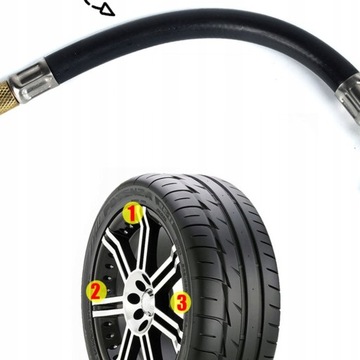 Комплект манометров для шин мотоцикла 3