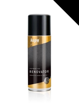 Renowator do zamszu i nubuku Kaps 200ml czarny