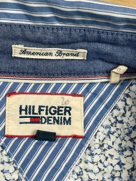 Tommy Hilfiger koszula męska denim logo unikat L