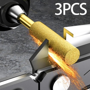 3 шт., алмазная точилка для бензопилы, инструменты для быстрой заточки, шлифовальная цепь