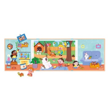 Магнитный пазл Pets Magneti'stories 3+ Janod Magnets