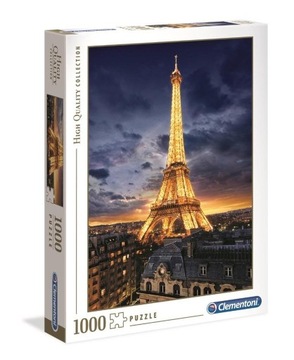 PUZZLE 1000 HQ TOUR EIFFEL, CLEMENTONI