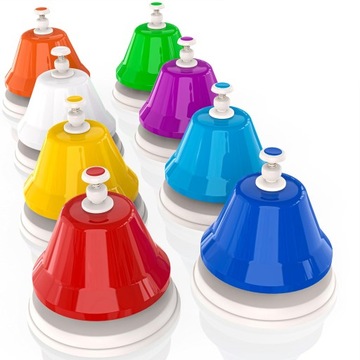 Разноцветные колокольчики HB8-5 БУМ, Монтессори Подарки для детей