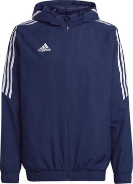 KURTKA MĘSKA ADIDAS CONDIVO 22 ALL-WEATHER JACKET GRANATOWA HA6266 r L