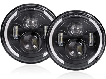 7-дюймовая светодиодная фара для мотоцикла Harley Jeep DOTSAE