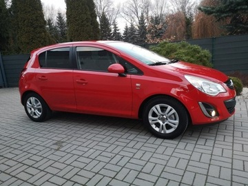 Opel Corsa D Hatchback 5d Facelifting 1.2 Twinport ECOTEC 70KM 2012 Opel Corsa 1.2 Benzyna 69KM Klimatyzacja Elektryka, zdjęcie 3