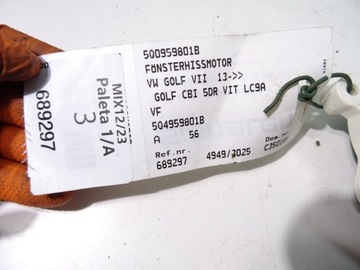 MOTOR OKNO LEVÝ PŘEDNÍ VW GOLF VII 5Q4959801B