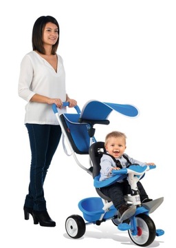 Smoby Tricycle 3in1 BABY BALADE бесшумные колеса