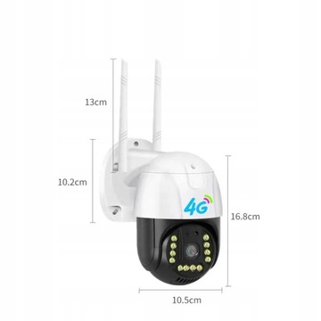 Компактная камера (коробка) IP W909) GSM SIM Поворотная солнечная панель 2 Мп