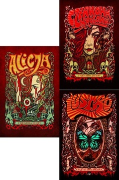 HENRY pakiet 3x THE CHRONICLES OF ALICE pl / Czerwona królowa Alicja Lustr