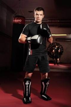 Щитки для голени ММА Кикбоксинг жесткий BUSHIDO SHIN GUARDS L