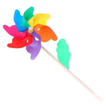 МЕЛЬНИЦА САДОВАЯ МЕЛЬНИЦА НА ПАЛОЧКЕ ЦВЕТОК 55СМ