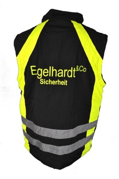 ENGELHARDT MĘSKA KAMIZELKA MOTOCYKLOWA ODBLASKOWA OSTRZEGAWCZA L