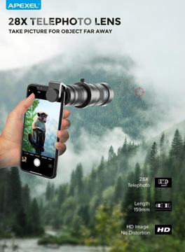 Объектив Apexel APL-JS28X для смартфонов