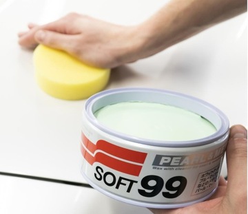 00020 SOFT99 WHITE SOFT WAX 350G ВОСК СОЗДАЕТ ПОКРЫТИЕ