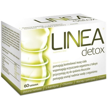 Linea detox 60 tab KONTROLA WAGI SPALACZ TŁUSZCZU