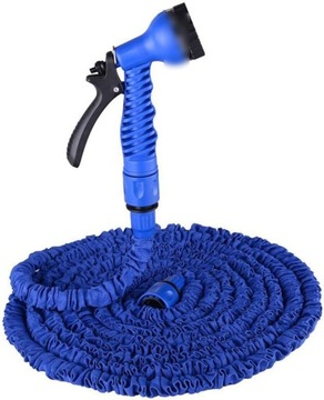 САДОВЫЙ ШЛАНГ 45 М, ВЫДВИЖНОЙ, ГИБКИЙ ДОЖДЕВАТЕЛЬ + СОЕДИНИТЕЛЬ + ПИСТОЛЕТ