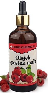 OLEJ Z PESTEK MALIN NIERAFINOWANY NATURALNY ZIMNO TŁOCZONY 100ml
