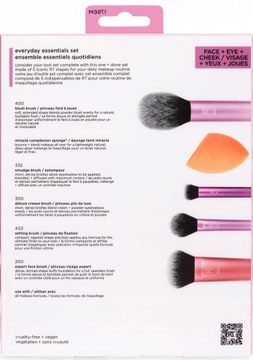 REAL TECHNIQUES BRUSHES Набор кистей для макияжа со спонжами ОРИГИНАЛЬНЫЙ НАБОР