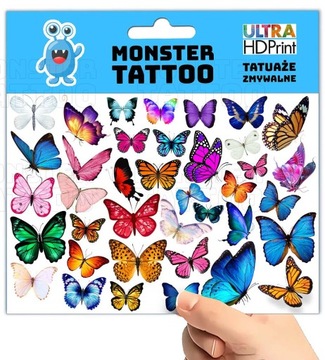 МОЮЩИЕСЯ ВРЕМЕННЫЕ ТАТУ ДЛЯ ДЕТЕЙ БАБОЧКА ОРИГИНАЛЬНЫЕ ДЕТСКИЕ ДИЗАЙНЫ