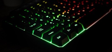 Проводная клавиатура Fury Skyraider Gaming, с подсветкой, черная