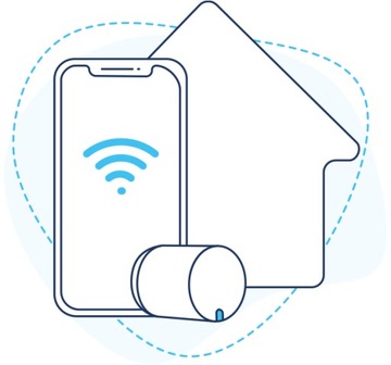 Zamek elektroniczny TEDEE GO SMART + mostek Bridge