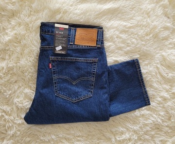 spodnie jeans LEVI'S 511 SLIM W34 L36 34x36 PREMIUM granatowe