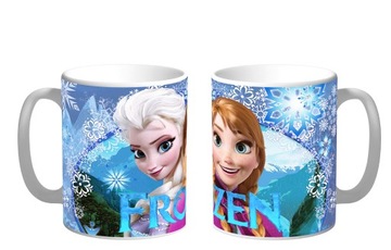 KUBEK FROZEN KRAINA LODU ELSA PREZENT IMIĘ KARTONI