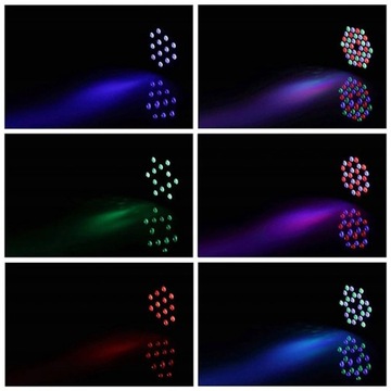 КОЛОРОФОН Диско Лампа СТРОБОСКОП Лазер RGB36