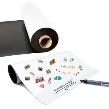 МАГНИТНАЯ ДОСКА ДЛЯ СУХОГО СТИРАНИЯ С КЛЕЕМ – БОЛЬШЕ МОЩНОСТИ – HUNTER 61/100см