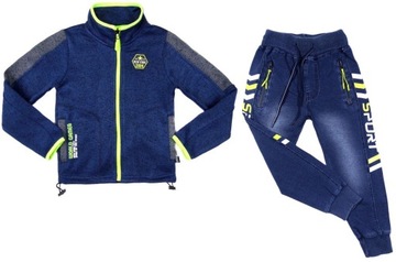 DRES spodnie jak jeans BLUZA 7229 NEW YORK 4Y navy