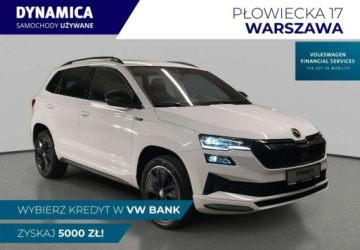 Skoda Karoq Crossover Facelifting 1.5 TSI ACT 150KM 2024 Skoda Karoq VAT 23 Sportline 1.5TSI 150KM DSG 2024 r., salon PL, I wlascic
